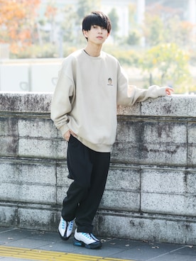 斉藤慎也さん（メンズ・170cm）の冬コーディネート