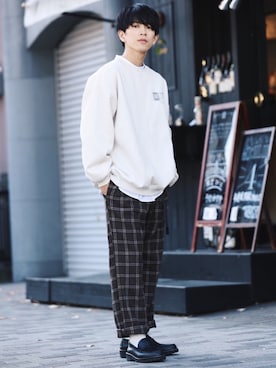 斉藤慎也さん(メンズ・170cm)の冬コーディネート