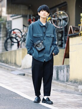 斉藤慎也さん（メンズ・170cm）の冬コーディネート