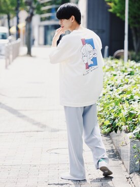 斉藤慎也さん（メンズ・170cm）の春コーディネート