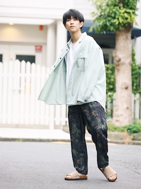 斉藤慎也さん（メンズ・170cm）の春コーディネート