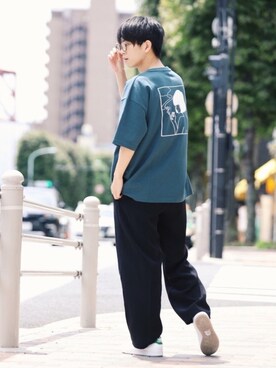 斉藤慎也さん(メンズ・170cm)の夏コーディネート