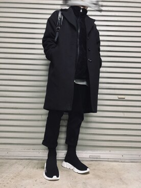 「SMITH'S（スミス）のアイテム（パンツ）」を使った、Kさん（メンズ・165cm）の秋コーディネート
