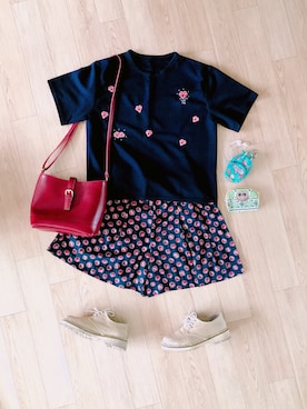 「NOのアイテム（バッグ）」を使った、AilanKim🇰🇷さん（レディース・160cm）の夏コーディネート