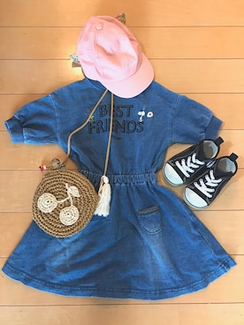 海美さん（キッズ・90cm）の夏コーディネート