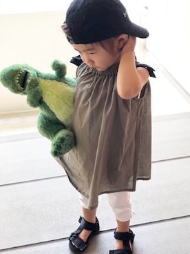 海美さん（キッズ・90cm）の夏コーディネート