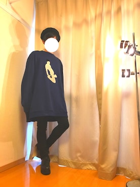 「DRESSEDUNDRESSED（ドレスドアンドレスド）のアイテム（スウェット）」を使った、Nさん（メンズ・170cm）の夏コーディネート