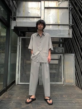「TAKAHIROMIYASHITATheSoloIst.（タカヒロミヤシタザソロイスト）のアイテム（サンダル）」を使った、shuuhei9さん（メンズ・180cm）の春コーディネート