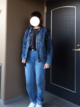 「JAM（ジャム）のアイテム（ジャケット/アウター）」を使った、あーさん（レディース・164cm）の春コーディネート