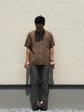 天パが息子と娘に遺伝しました。さんのコーディネート