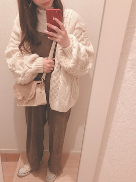 𝕡𝕪𝕠𝕟 ⋆⑅さん（レディース・152cm）の冬コーディネート