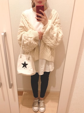 𝕡𝕪𝕠𝕟 ⋆⑅さん（レディース・152cm）の冬コーディネート