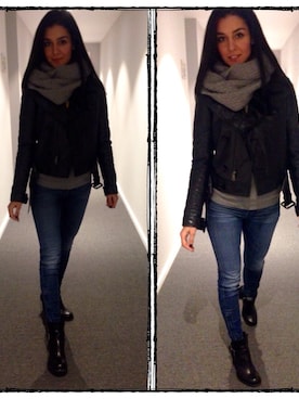 「7 for all mankind」｜Tonka Morrisさん（レディース）の秋コーディネート