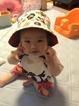 「JOEY HYSTERIC（ジョーイヒステリック）のアイテム」を使った、Ayayanさん（キッズ・70cm）の夏コーディネート
