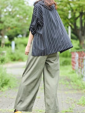 「ancloset」｜「アイテム（パンツ）」を使った、AN Closetさん（レディース・165cm）の夏コーディネート