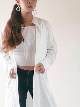 「シャツワンピ」｜AN Closetさん（レディース・163cm）の夏コーディネート