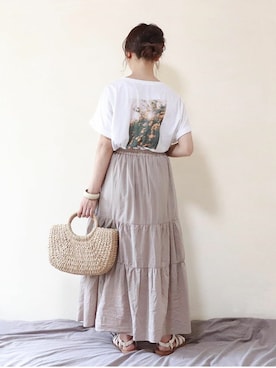 「A.N.L（エーエヌエル　レーベル）のアイテム」を使った、AN Closetさん（レディース・158cm）の秋コーディネート