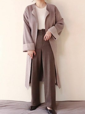 「カシミアニット」｜AN Closetさん（レディース・158cm）の秋コーディネート