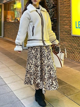 「ancloset」｜「アイテム（ジャケット/アウター）」を使った、AN Closetさん（レディース・162cm）の冬コーディネート