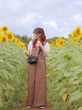 「Gregory」｜「アイテム（オールインワン・サロペット）」を使った、yuaさん（レディース・163cm）の秋コーディネート