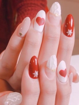 「ネイル」｜＊akari＊さん（レディース・170cm）の冬コーディネート