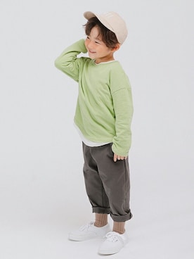 「DHOLIC kids（ディーホリックキッズ）のアイテム（トップス）」を使った、DHOLICkidsさん（キッズ・100cm）の春コーディネート