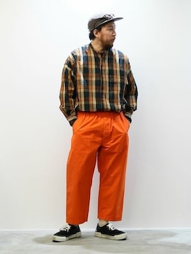 「Kaptain Sunshine（キャプテン サンシャイン）のアイテム」を使った、dawawaさん（メンズ・177cm）の冬コーディネート