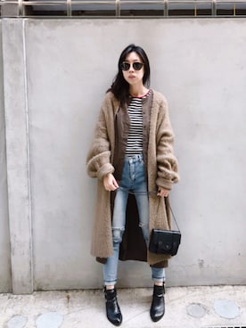 W.さん（レディース・164cm）の冬コーディネート