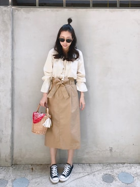 W.さん（レディース・164cm）の春コーディネート