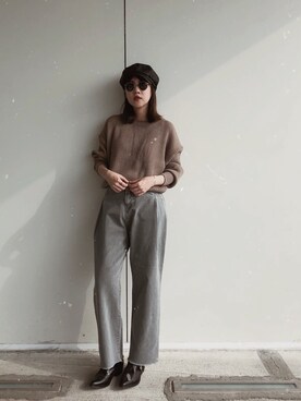 W.さん(レディース・164cm)の秋コーディネート