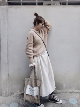 W.さん(レディース・164cm)の冬コーディネート