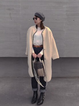 W.さん(レディース・164cm)の冬コーディネート