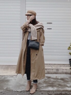 「CELINE」｜「アイテム（キャップ）」を使った、W.さん（レディース・164cm）の春コーディネート