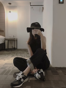 W.さんの「THE NORTH FACE/ザ・ノースフェイス　Horizon Hat ホライズンハット NN41918」を使ったコーディネート