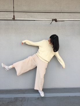 小谷実由さん（レディース・167cm）の冬コーディネート