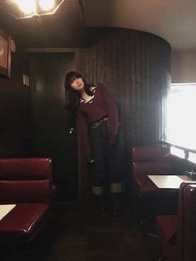 小谷実由さん（レディース・167cm）の冬コーディネート