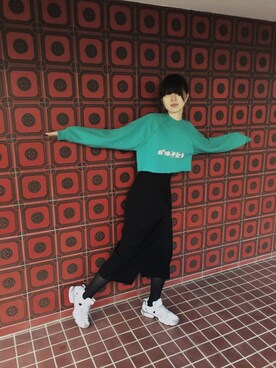 小谷実由さん(レディース・167cm)の冬コーディネート