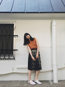 小谷実由さん(レディース・167cm)の夏コーディネート