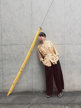 小谷実由さん（レディース・167cm）の秋コーディネート