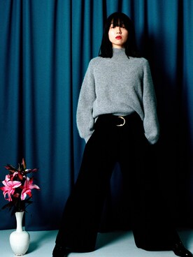 「UR PORT」｜小谷実由さん（レディース・167cm）の冬コーディネート