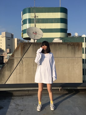 「bluemondayT」｜小谷実由さん（レディース・167cm）の冬コーディネート