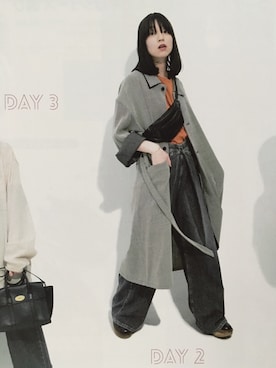 小谷実由さん（レディース・167cm）の春コーディネート