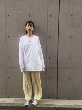 「bluemondayT」｜小谷実由さん（レディース・167cm）の春コーディネート
