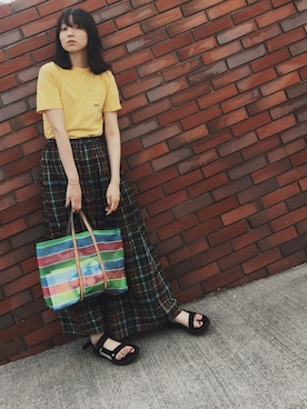 小谷実由さん（レディース・167cm）の夏コーディネート