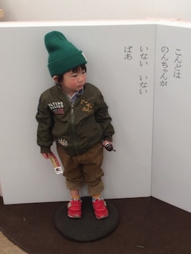 「GLOBAL WORK（グローバルワーク）のアイテム（オールインワン・サロペット）」を使った、ねここ**さん（レディース・158cm）の冬コーディネート