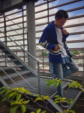 「ノーティードッグ」｜はらちゃんさん（メンズ・168cm）の秋コーディネート