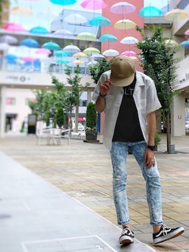 「アイテム（その他）」を使った、はらちゃんさん（メンズ・168cm・30代）の夏コーディネート