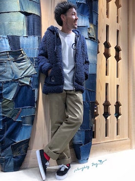 「ノーティードッグ」｜はらちゃんさん（メンズ・168cm）の秋コーディネート