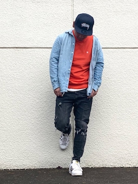 Kemujiさん（メンズ・170cm）の春コーディネート