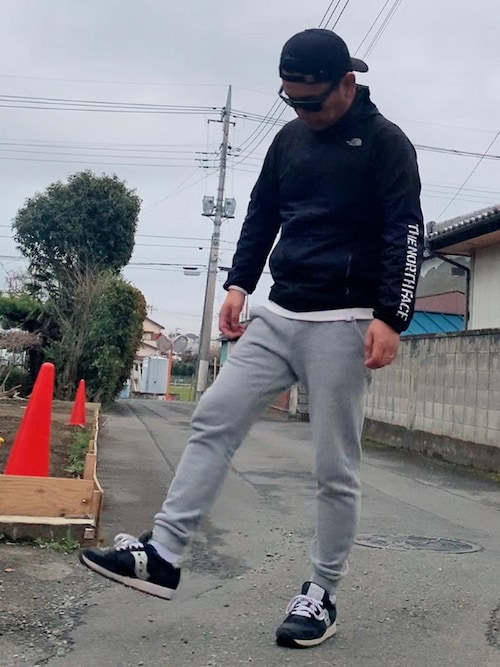 Kemuji The North Faceのナイロンジャケットを使ったコーディネート Wear